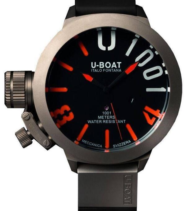 Review Replica U-BOAT Classico U-1001 ORANGE 5868 watch